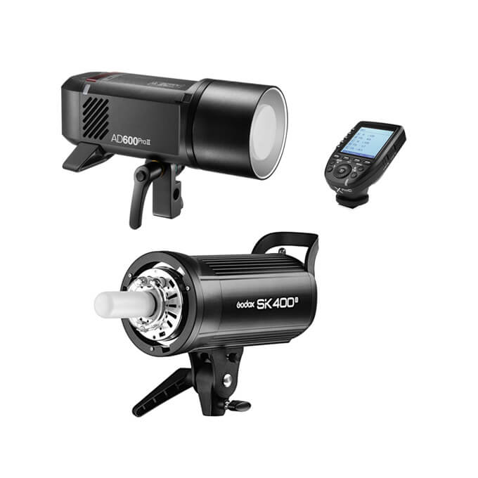 Flashs pour shooting photo dans notre studio à Toulouse