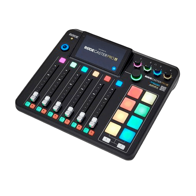 Mélangeur audio utilisé au studio